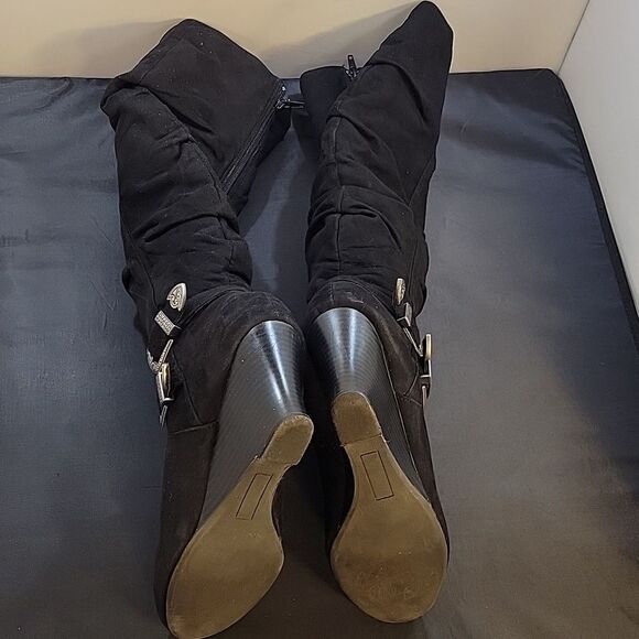 SO LIMOUSINE WOMEN"S KNEE LENGTH WEDGE BOOT - Picture 13 of 15